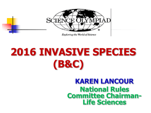 2016 Invasive Species Power Point