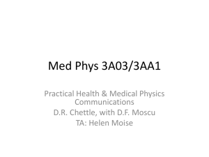 Med Phys 3A03/3AA1