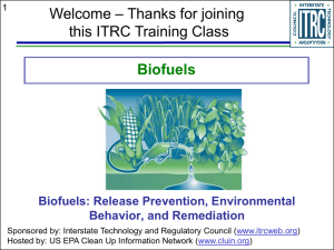 Biofuels and the Environment - CLU-IN