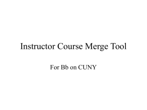 Instructor Course Merge Tool Instructions