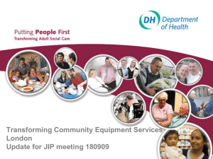 5 Transforming Community Equipment Services (London) Sept 09