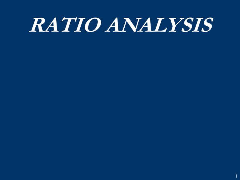 ratio-analysis