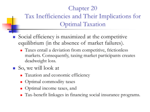 Tax-benefit linkages