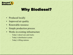 Why Biodiesel?