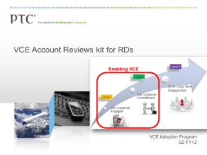 VCE Account Review Evaluation