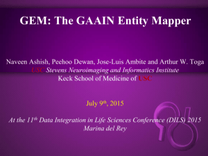 The GAAIN Entity Mapper - Big Data for Discovery Science