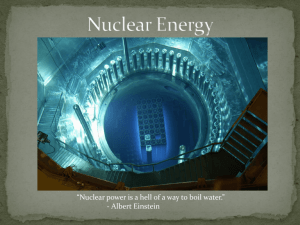 Nuclear Energy Lecture Powerpoint