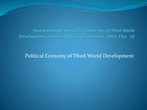 Howard Handelman, The Challenge of Third World Development