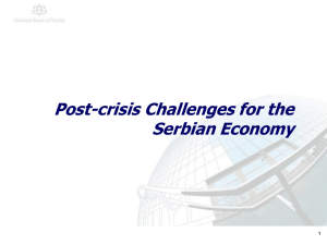 Post-crisis Challenges-Serbia