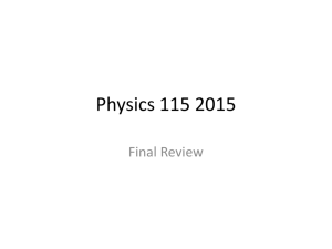 Physics 115 2012