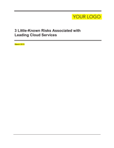 3 Little-Known Risks Associated with Leading Cloud Services
