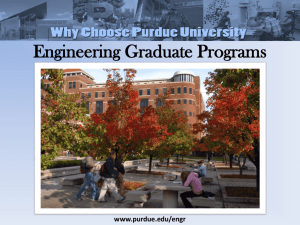 Purdue University Engineering Graduate Programs