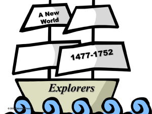 Three Countries explore the New World ppt