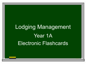 Lodging Management