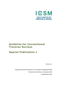 Guideline for Conventional Traverse Surveys V2.1
