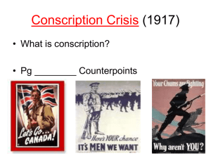 Conscription Crisis