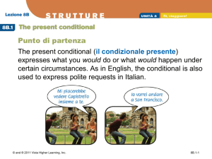 8B.1 The present conditional