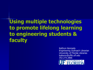 Using multiple technologies to promote lifelong learning