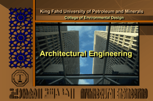 Architectural Engineering Department