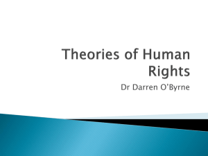 Theories of Human Rights