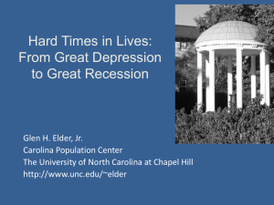 Hard Times in Lives - Glen H. Elder, Jr.
