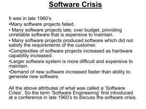 What is software Engineering?