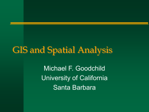 GIS and Spatial Analysis - Center for Spatially Integrated Social