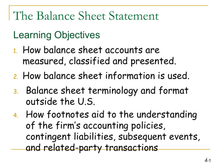 What Are The 3 Main Elements Of Balance Sheet