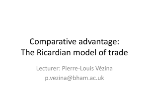 Comparative advantage - Pierre