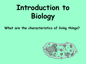 Intro to Cell Biology