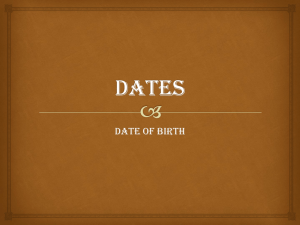 DATES