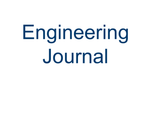 Engineering Journal Presentation