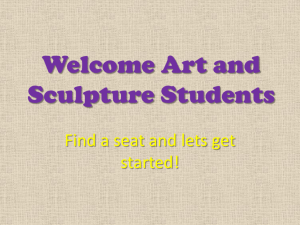 Welcome Art Students - Saint Bonaventure High School
