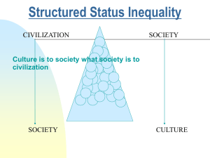 Structure Status Inequality