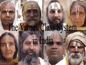 The Varnas Class System