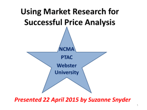 Demand-Differential pricing - National Contract Management