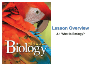 3.1 What is Ecology - Spokane Public Schools