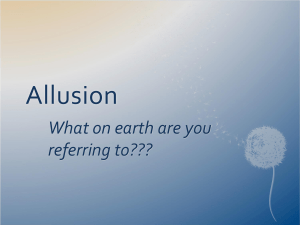 Allusion - MWMS HW Wiki