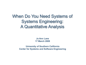 5_JLane ARR 2009 - Center for Software Engineering