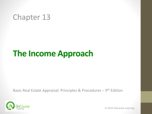 Basic Real Estate Appraisal, 9e e_PowerPoint - Ch 13