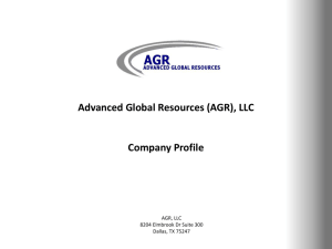 Corporate Presentation - AGR-US
