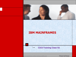 ibm mainframes - Mainframes Online Training