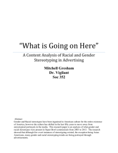 "What Is Going On Here:" A Content Analysis of Racial and Gender