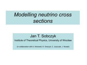 Modelling neutrino cross sections