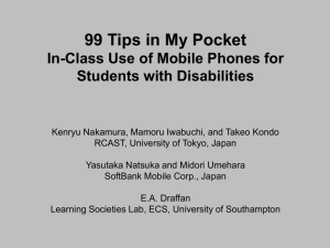 99 Tips in My Pocket In-Class Use of Mobile Phones for Students
