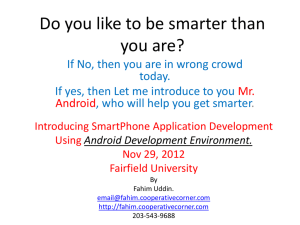 10222637-Android Introduction_Fairfiled Uni