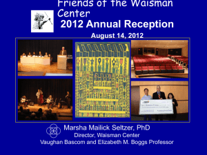 MMSFriends2012 - Waisman Center