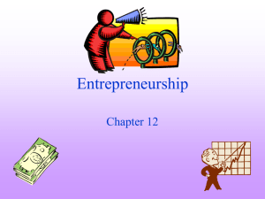 Entrepreneurship