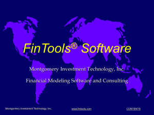 FinToolsMITI - Montgomery Investment Technology