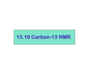 CHAP 13: Spectroscopy II. NMR, part 4